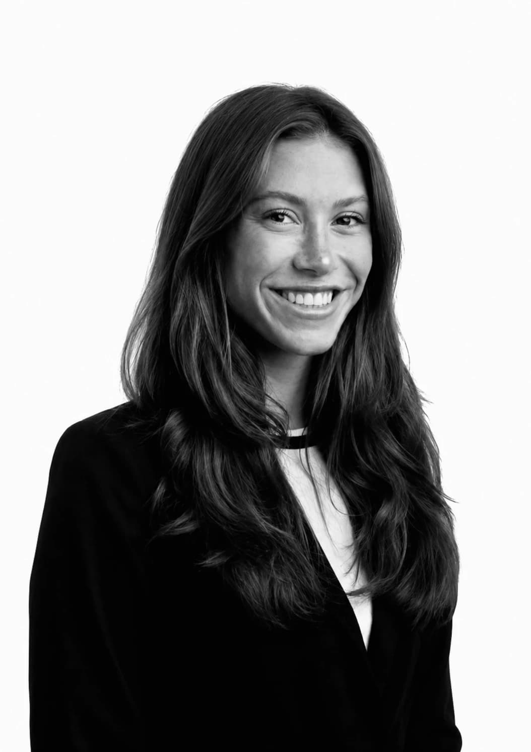 Black-and-white portrait of Jaime Salmonson